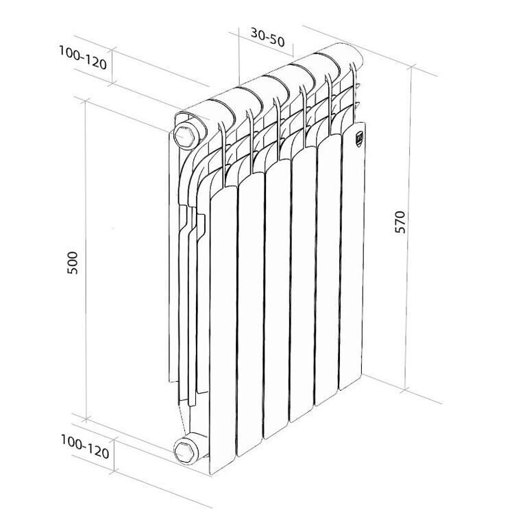 Royal Thermo Revolution 500 2.0 - 4 секц.