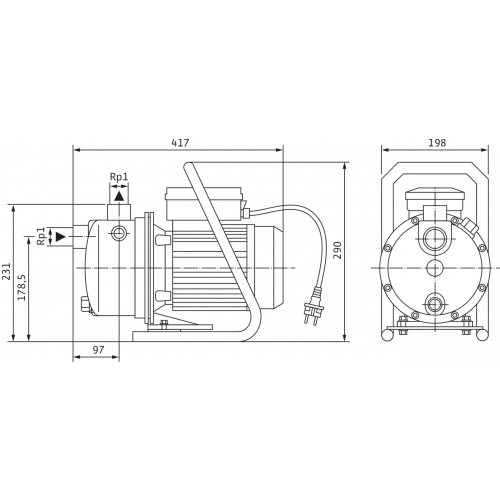 Насос Wilo WJ-204-EM